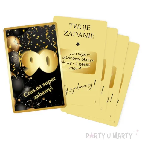 xx zdrapki wyzwania na 90 urodziny