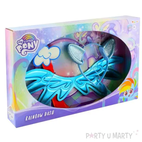 xx zestaw akcesoria rainbow dash my little pony licencja rozm un dzieciecy