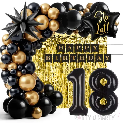 xx zestaw balonow 18 urodziny
