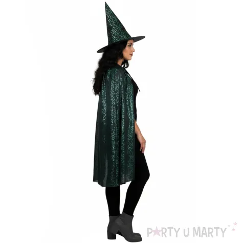 xx zestaw czarownika peleryna kapelusz