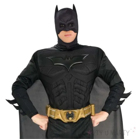 xx zestaw dla doroslych batman kombinezon z muskulami peleryna maska pasek rozm m