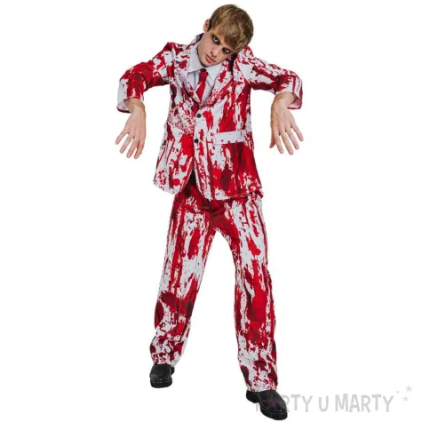 xx zestaw dla doroslych krwawy pan mlody koszula krawat spodnie rozm 56