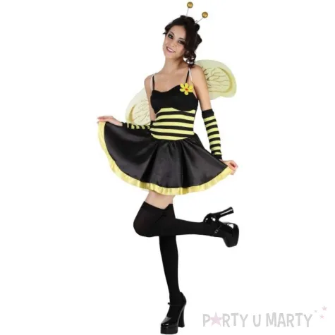 xx zestaw dla doroslych pszczolka sukienka rekawiczki skrzydla opaska rozm s