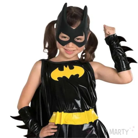 xx zestaw dla dzieci batgirl sukienk z dolaczona peleryna pasek nakladki na buty rekawice mask