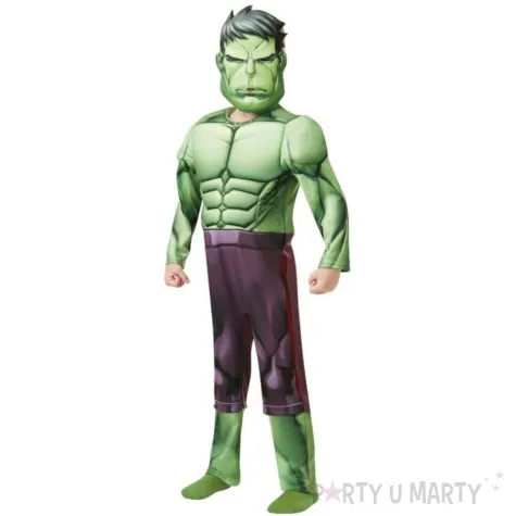 xx zestaw dla dzieci hulk kombinezon maska rozm m