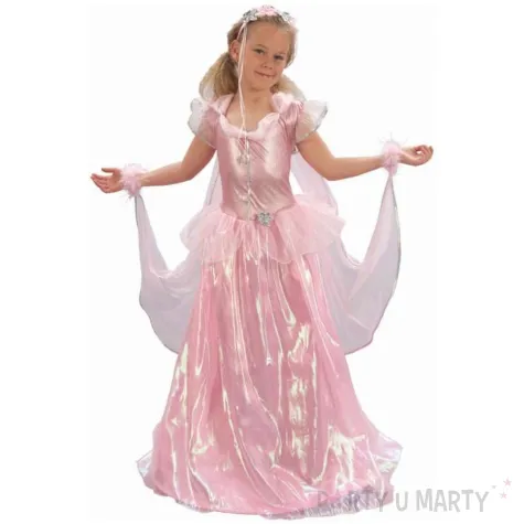 xx zestaw dla dzieci ksiezniczka wrozka sukienka ze skrzydlami tiara rozm 130 140 cm