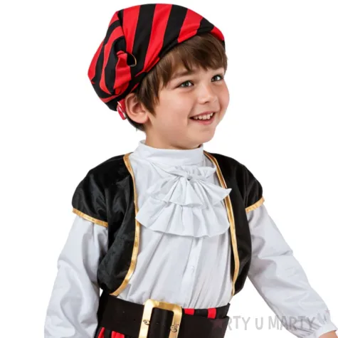 xx zestaw dla dzieci maly pirat kombinezon kamizelka kapelusz pasek rozm 92 104 cm