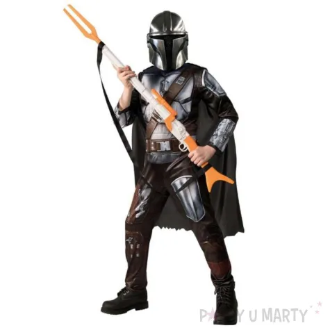 xx zestaw dla dzieci mandalorian star wars kostium peleryna maska rozm 4 6 lat