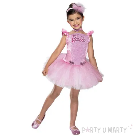 xx zestaw dla dziewczynki baletnica barbie sukienka choker opaska rozm m