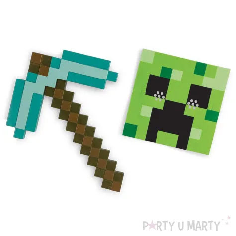 xx zestaw minecraft licencja kilof maska rozm uniw