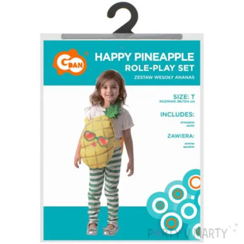 xx zestaw wesoly ananas ananas spodnie rozm 98 104 cm