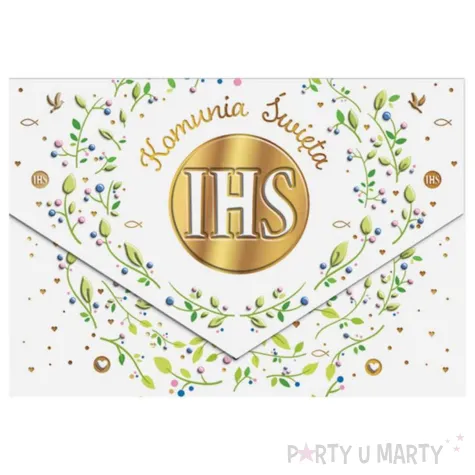 xx zk karnet koperta a5 komunia listki ihs