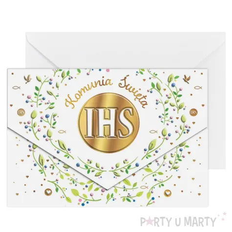 xx zk karnet koperta a5 komunia listki ihs