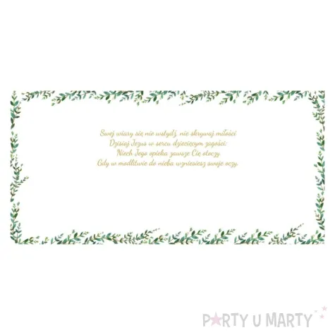 xx zk karnet kw komunia z kolkiem hs tl wianek li cie 1 szt