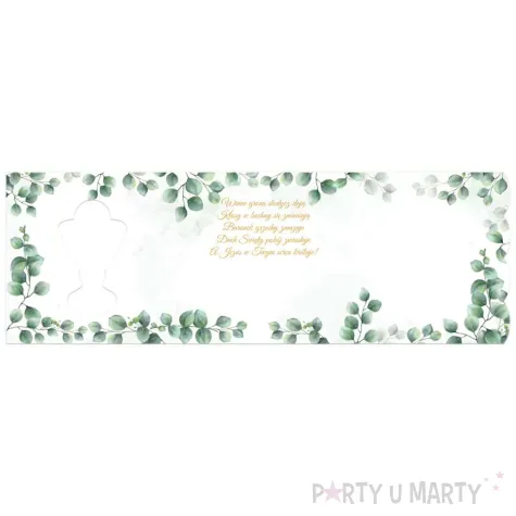 xx zk kartka okoliczno ciowa karnet komunia kielich z eukaliptusem 1 szt