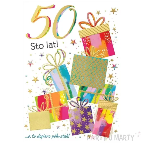 xx zk kartka okolicznosciowa 50 1 szt