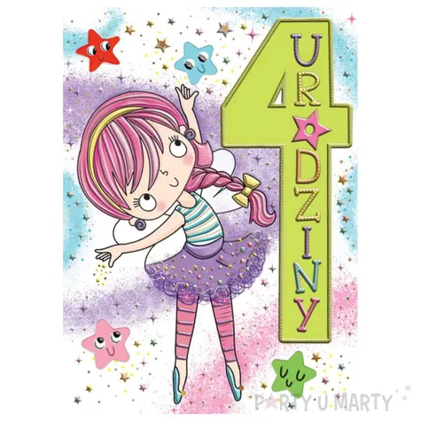 xx zk kartka okolicznosciowa b6 4 tancerka 1 szt