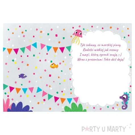 xx zk kartka okolicznosciowa b6 5 syrenka 1 szt