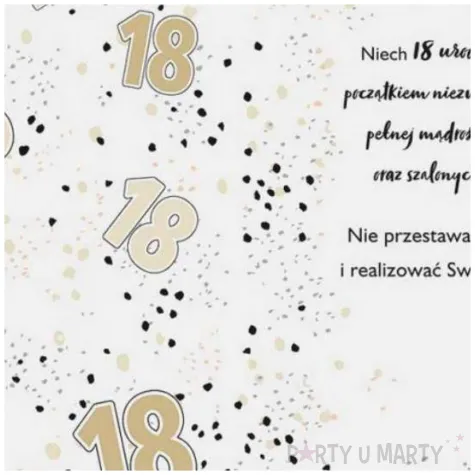 xx zk kartka okolicznosciowa karnet a5 18 glamour white 1 szt