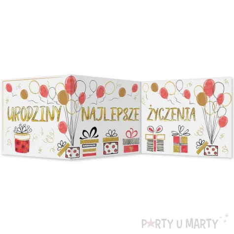 xx zk kartka okolicznosciowa karnet b6 prezenty 1 szt