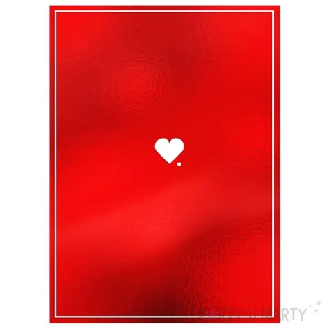 xx zk kartka okolicznosciowa karnet b6 walentynki serce i kropka 1 szt