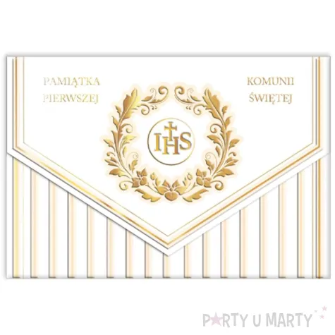 xx zk kartka okolicznosciowa karnet koperta a5 komunia paski