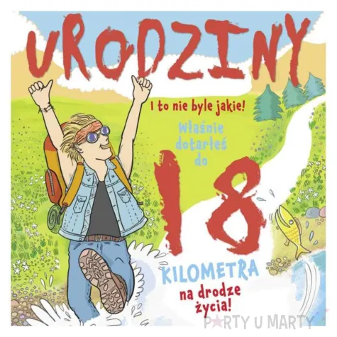 xx zk kartka okolicznosciowa kw hologram 18 gory chlopak