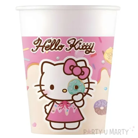 xx zku kubeczki papierowe hello kitty and kuromi 200 ml 8 szt