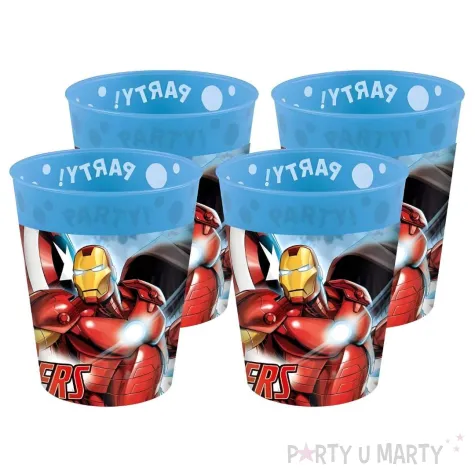 xx zku kubeczki wielokrotnego uzytku avengers infinity stone 250 ml 4 szt