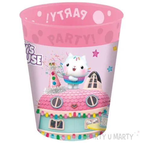 xx zku kubeczki wielokrotnego uzytku gabby dollhouse 250 ml 4 szt