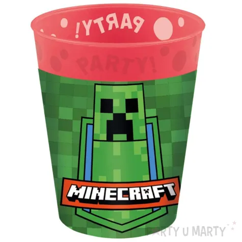 xx zku kubeczki wielokrotnego uzytku minecraft mojang 250 ml 4 szt