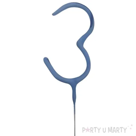 xx zof zimny ogien cyferka 3 niebieska