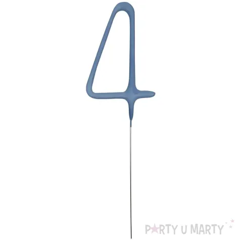 xx zof zimny ogien cyferka 4 niebieska