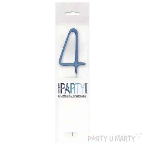 xx zof zimny ogien cyferka 4 niebieska