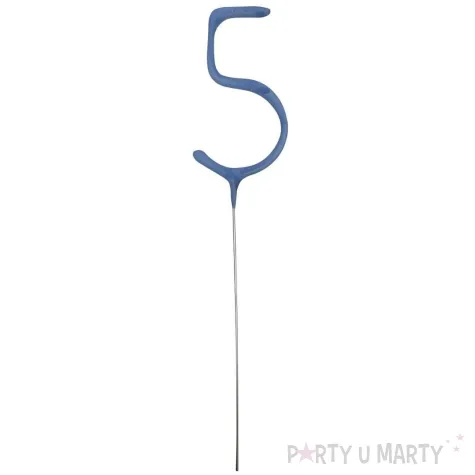 xx zof zimny ogien cyferka 5 niebieska