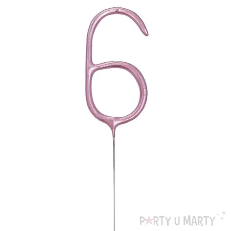 xx zof zimny ogien cyferka 6 rozowa