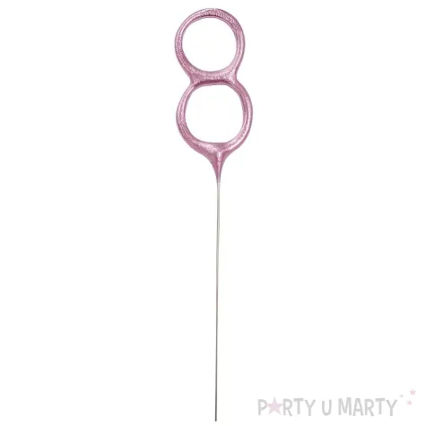 xx zof zimny ogien cyferka 8 rozowa