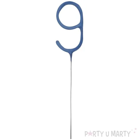 xx zof zimny ogien cyferka 9 niebieska