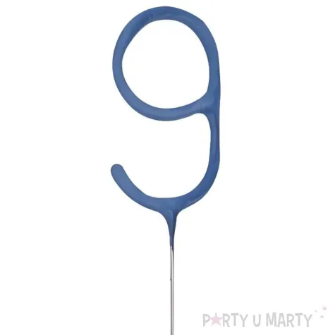 xx zof zimny ogien cyferka 9 niebieska