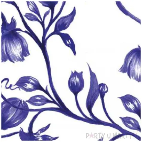 xx zse serwetki papierowe blue porcelain 33 x 33 cm 20szt