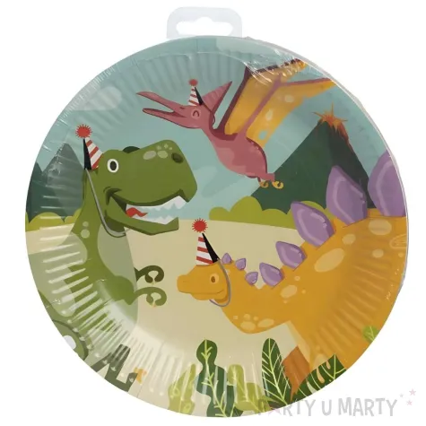 xx zta talerzyki dino party 23 cm 10 szt