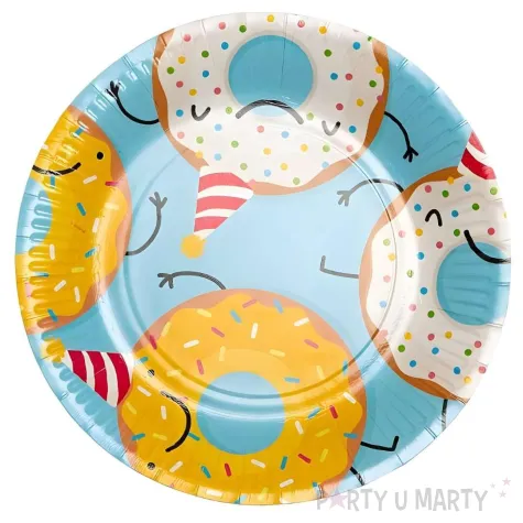 xx zta talerzyki donut 23 cm 8 szt