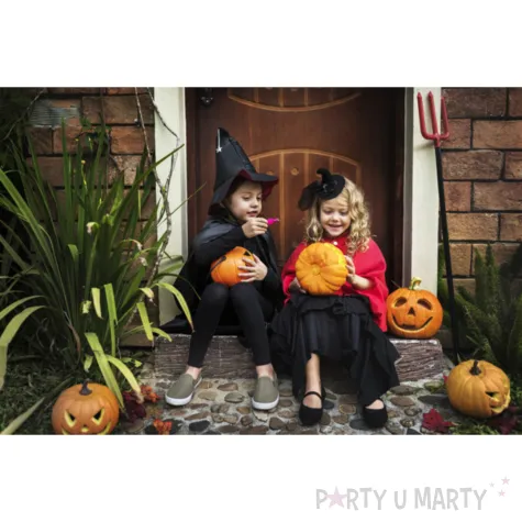 xx zta talerzyki papierowe halloween daisy dynia 22 7 cm 8 szt