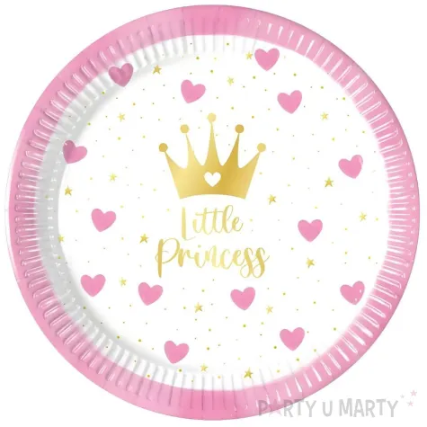 xx zta talerzyki papierowe my little princess fsc 20 cm 8 szt