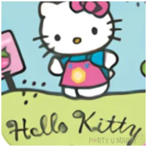 yy balon foliowy hello kitty w ogrodku flexmetal 18 hrt