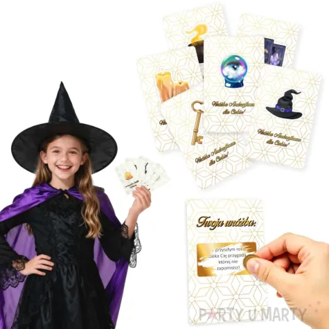 zabawa na andrzejki zdrapki wrozby andrzejkowe wrozbita maciej dla dzieci 20 szt