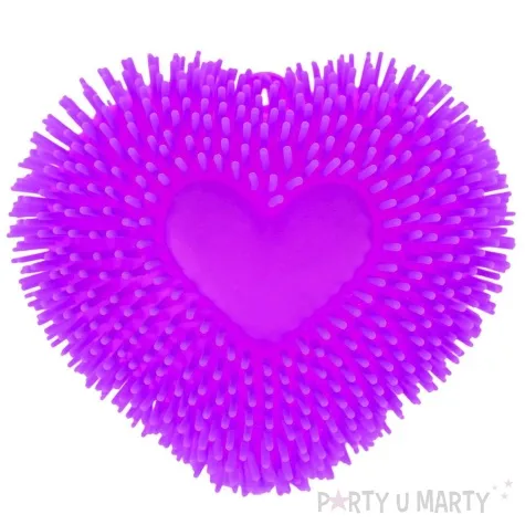zabawka antystersowa kudlate serce fioletowy arpex