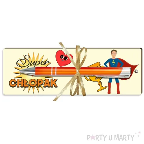 zak adka z d ugopisem dzie ch opaka super ch opak puchar 18x6 cm