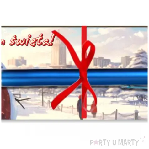 zakladka z dlugopisem kocham swieta 18x6 cm