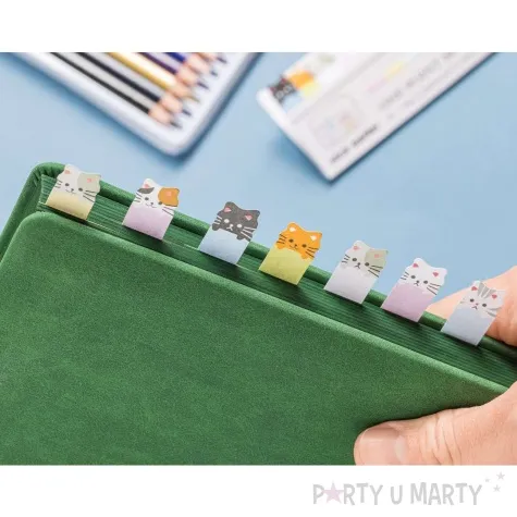 zakladki indeksujace kotki gadgetmaster 150 szt